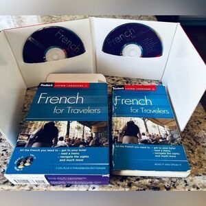 French for travelers!  2 cd and book translation for your next trip to Paris!